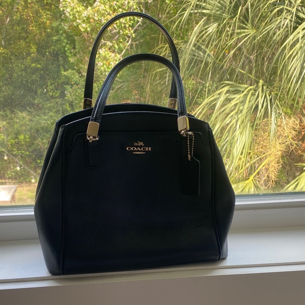 Coach Black Leather Bag